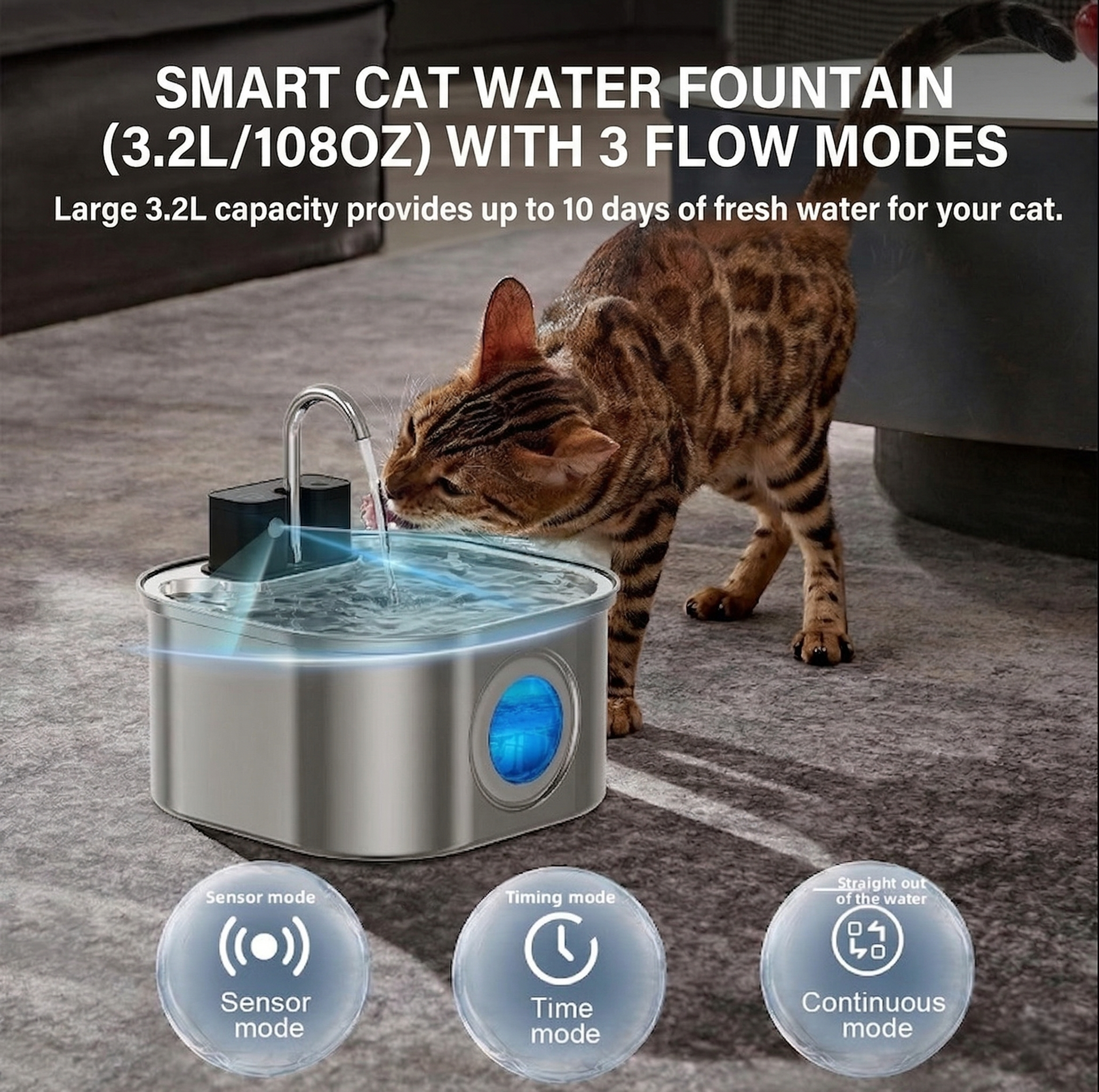Soothely Smart Pet Water Fountain