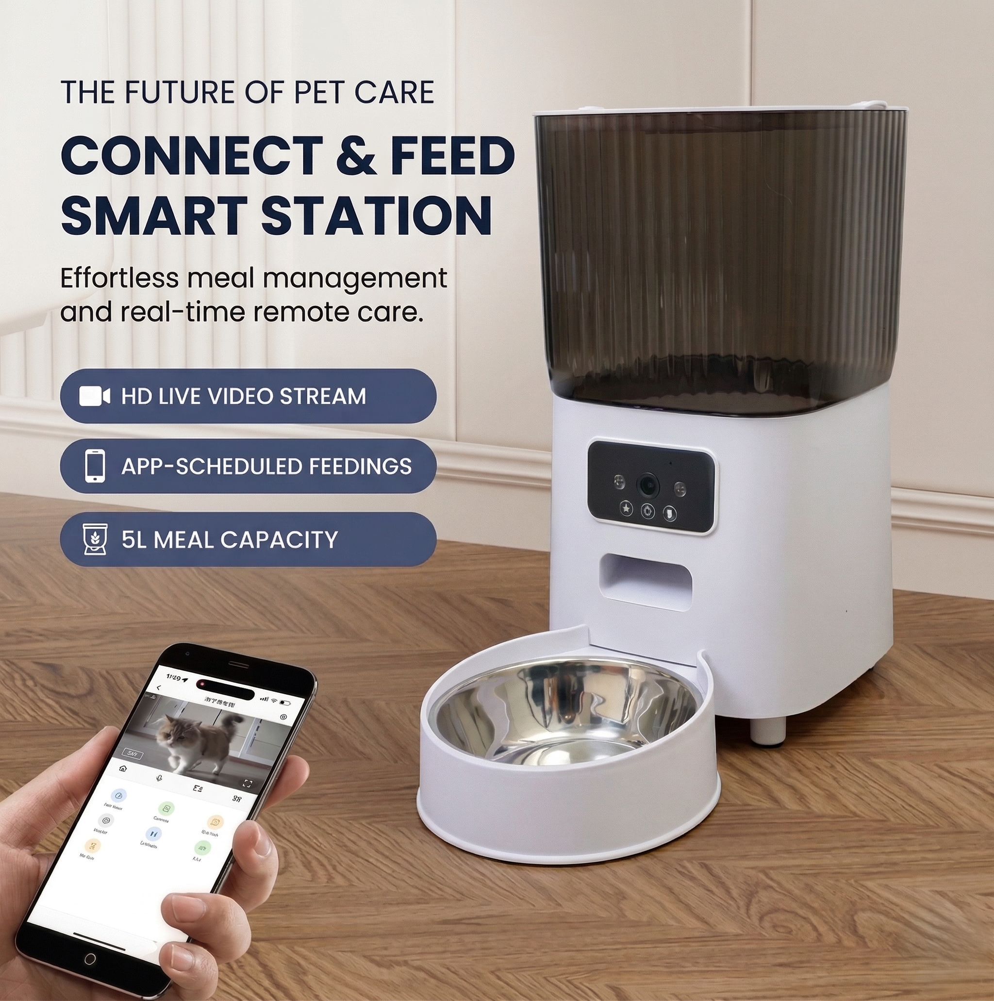 Soothely Smart Pet Feeder